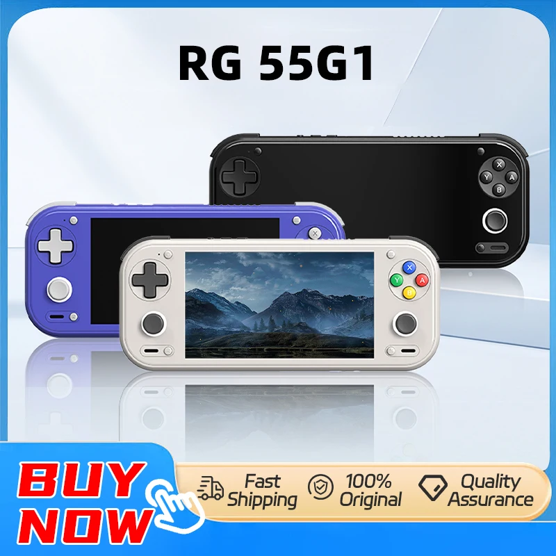 Anbernic RG 55G1 Retro Handheld Game Console 5.5 Inch Touch IPS Screen Snapdragon G1 Gen 2 Android 14 RG55G1