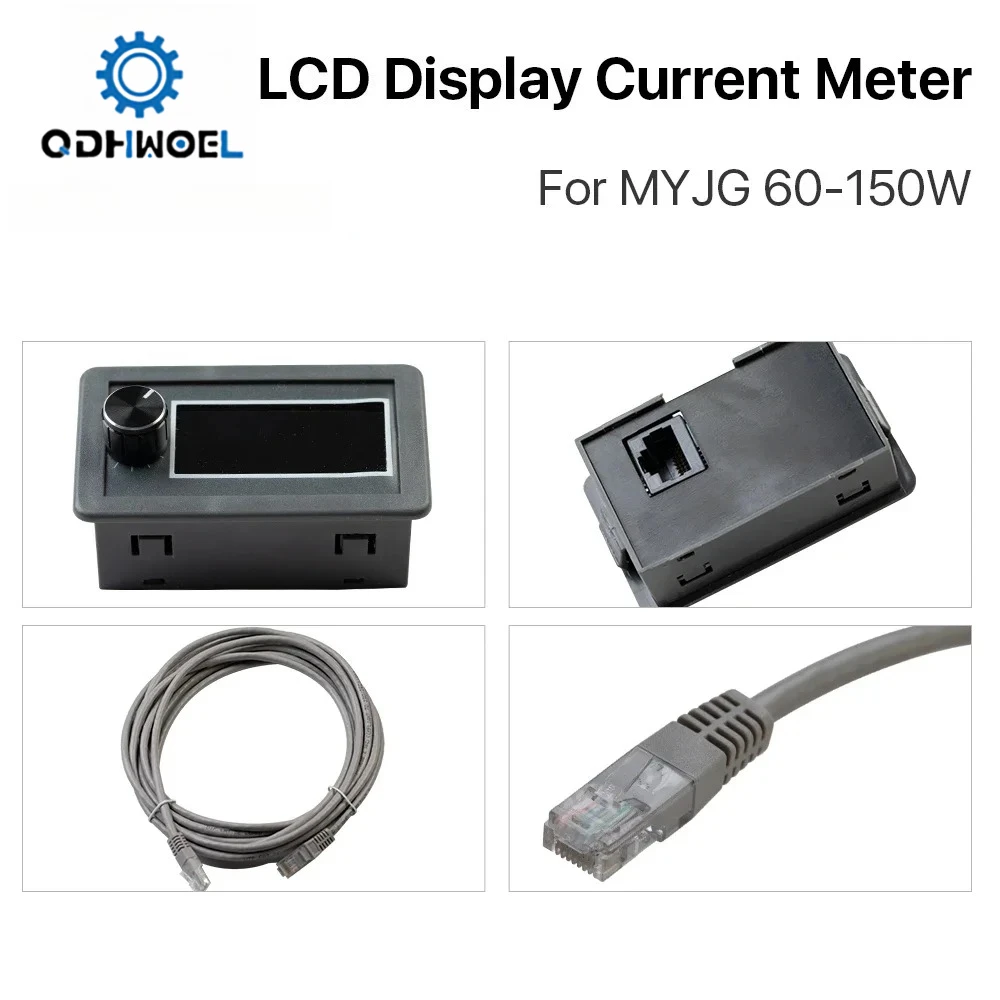 QDHWOEL LCD Display CO2 Laser Current Meter External Screen For 100W 150W CO2 Laser Power Supply