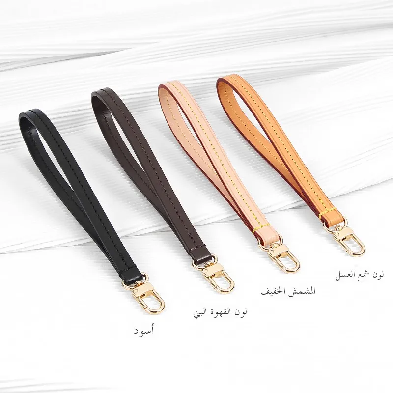 

LV Calfskin Handbag Strap Replacement Leather Wrist Strap Clutch Bag Handle Accories Single Purchase Handheld Strap