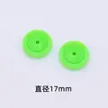 green 17mm 6pcs