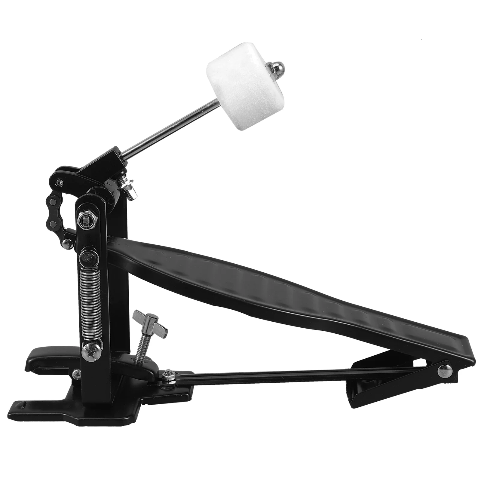 

Aluminum Alloy Drum Pedal Bass Drum Kick Pedal Instrument Supply (Black) Bass Drum Pedal Pedal for Drum