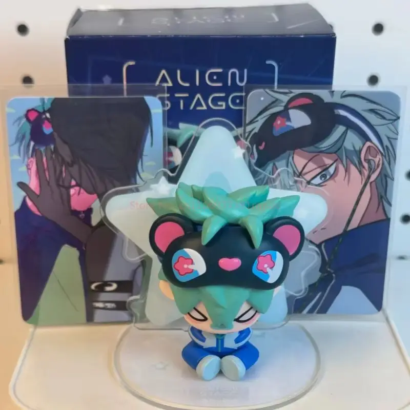 Spot alienígena palco caixa cega mizi seu ivan até luka hyuna alienígena série de palco anime figura caixa mistério decoração desktop brinquedo presente