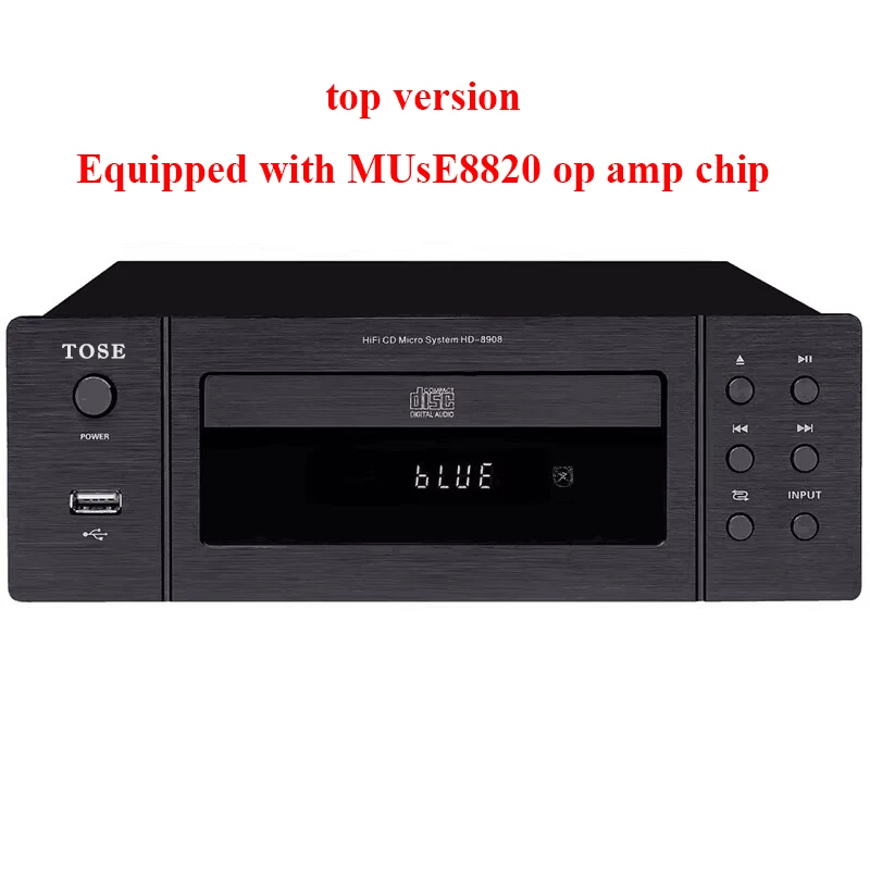 Nobsound Professioneller Enthusiasten-CD-Player, kabelloser Bluetooth-Heim-HIFI-Audio-Player, verlustfreie Dekodierung, CD-Player mit Fernbedienung 5