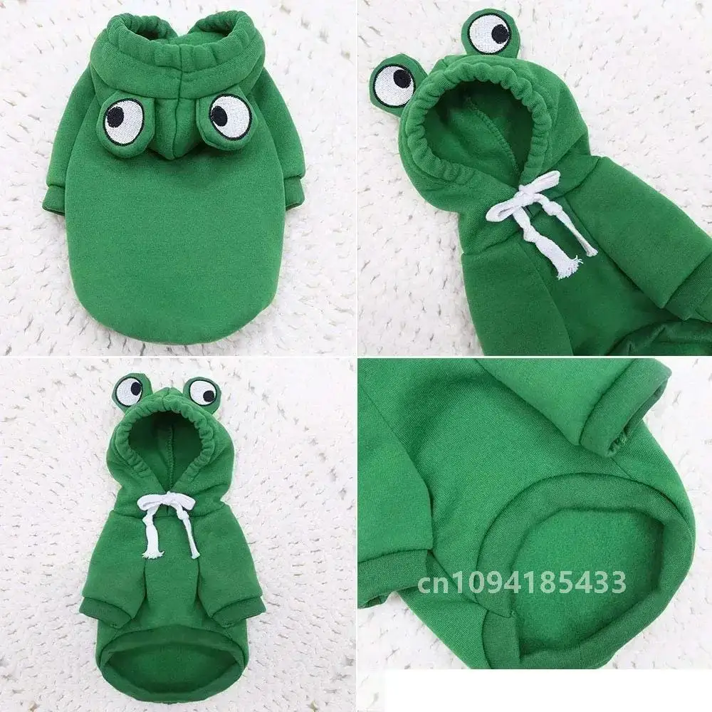 Cold Sweatshirt Puppy Warm Clothes Dog Large Weather Pet For Sweater Dogs Hooded Costume Fruit Cat Coat Medium Small