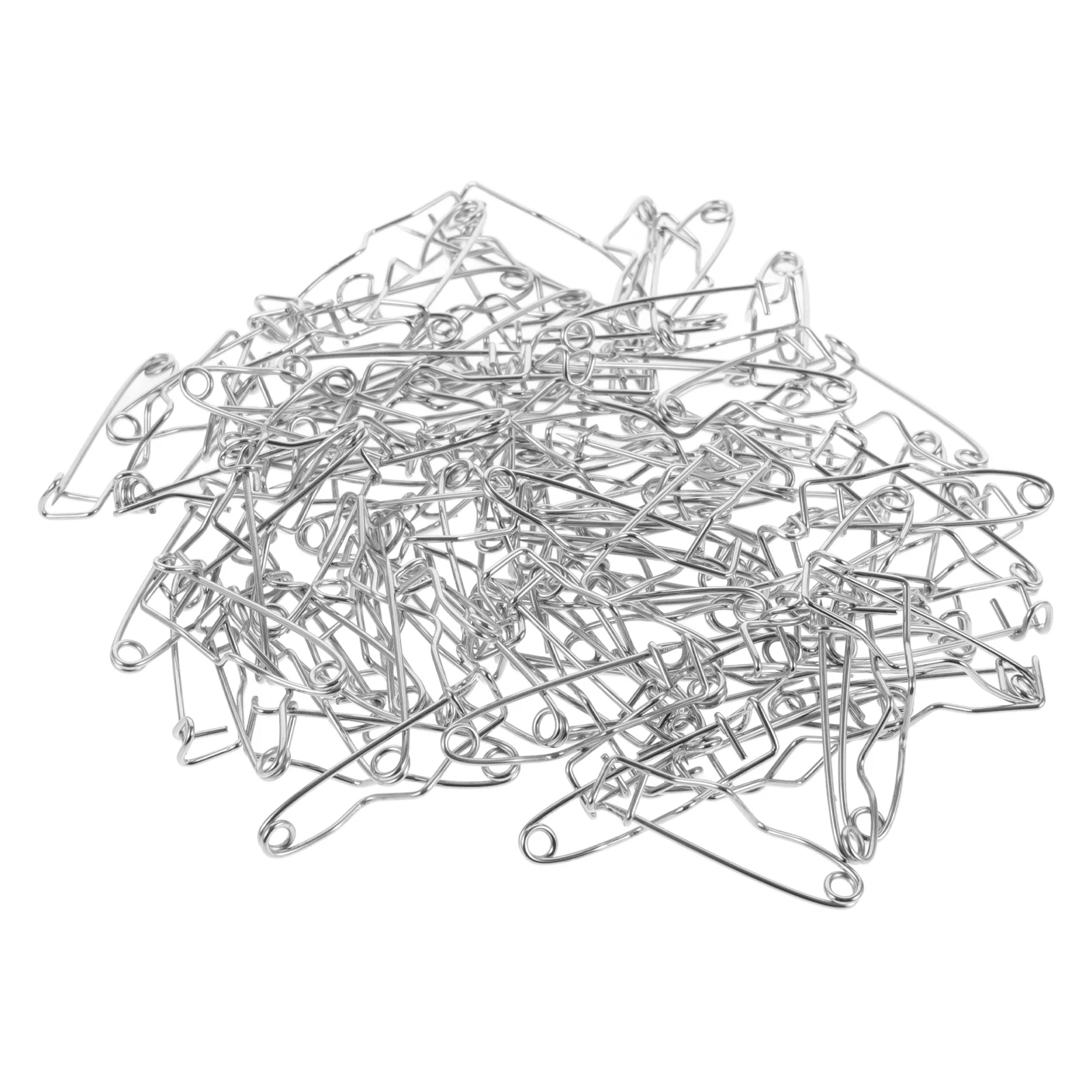

100pcs Curved Safety Metal Bending Pin For Diy Fixing Sewing Quilting Craft Projects Decorative Accessories Lapel Pin