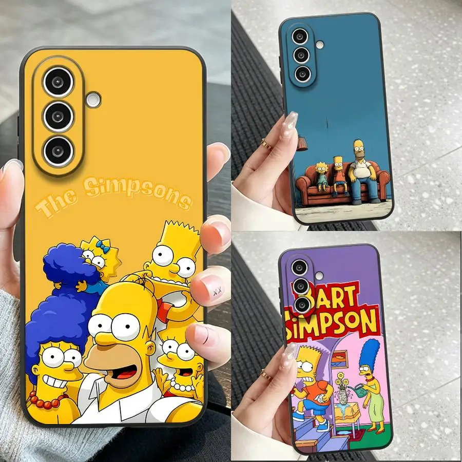 Case for Samsung Galaxy A57 A06 A37 A05 A53 A17 A55 A50 A25 A16 A52 A36 A15 A73 A51 Phone Cover A41 A70 Simpsons