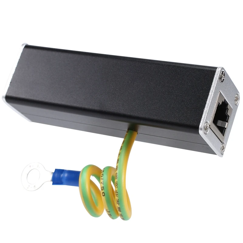 Multifuncional Thunder Prendedor, Suporta 100m Rede de Vídeo, RJ45, Evite Interferência, Telefone e Térmica, Segurança Doméstica, 1 Pc