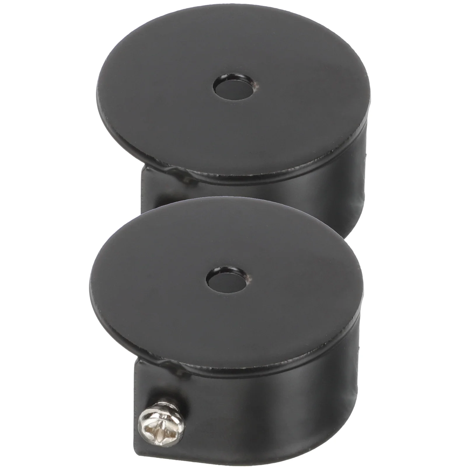 2 Pcs Curtain Rod Accessories Bracket Support Closet Pole Socket Holders Stands Brackets for Rods