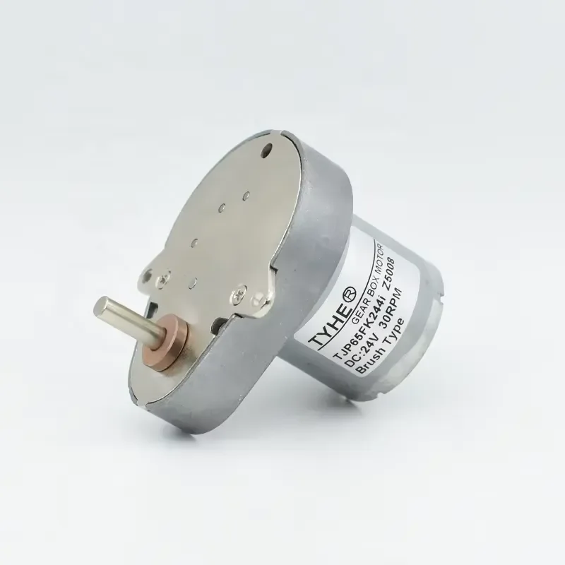 2026 Hot！ TYHE Manufacturer Shaped Gearbox Size 12v Low Power 3w High Torque 1.5nm Low Speed 400rpm PmDc Flat Reducer Gear