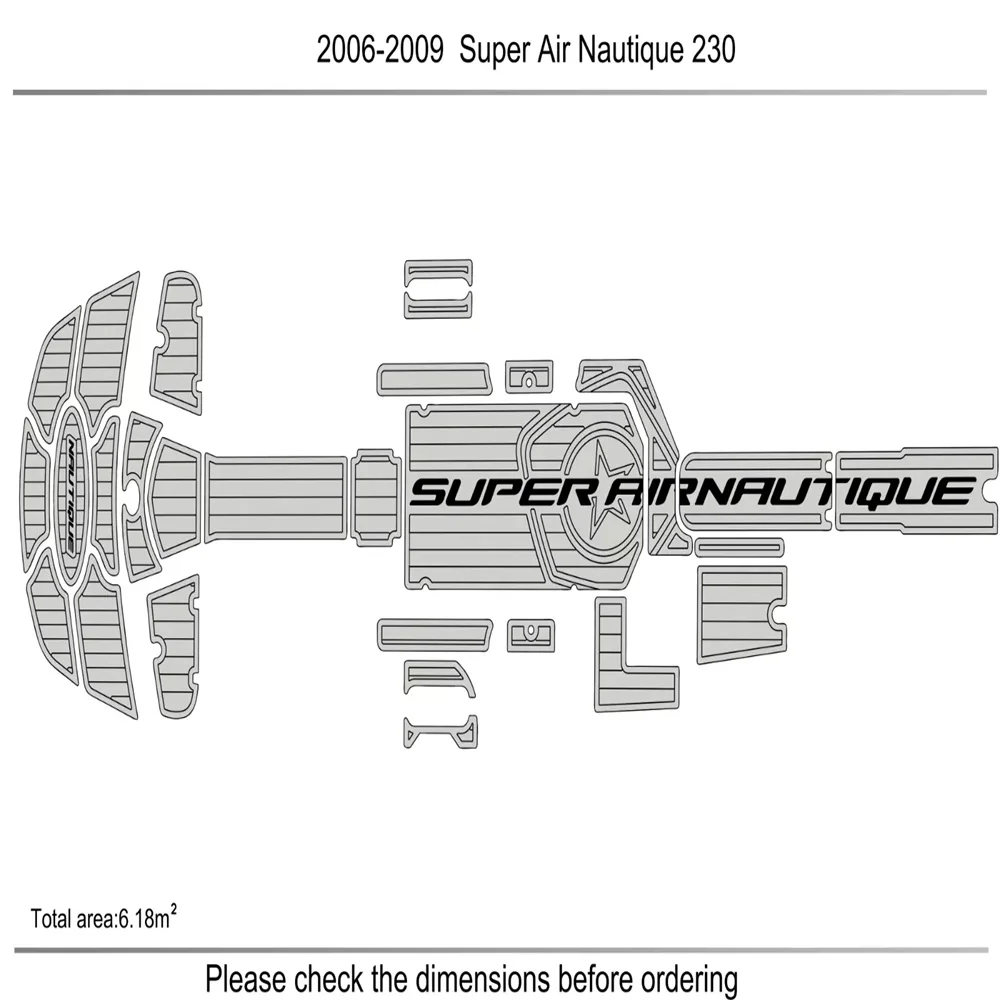 2006-2009 Super Air Nautique 230 Cockpit swim platform 1/4