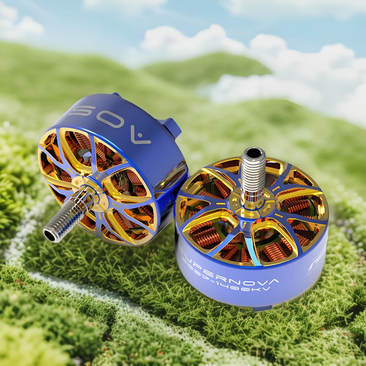 1400kv RCinpower AOS collaborates with supernova2807 to create a new brushless motor for RC FPV UAV - view 3