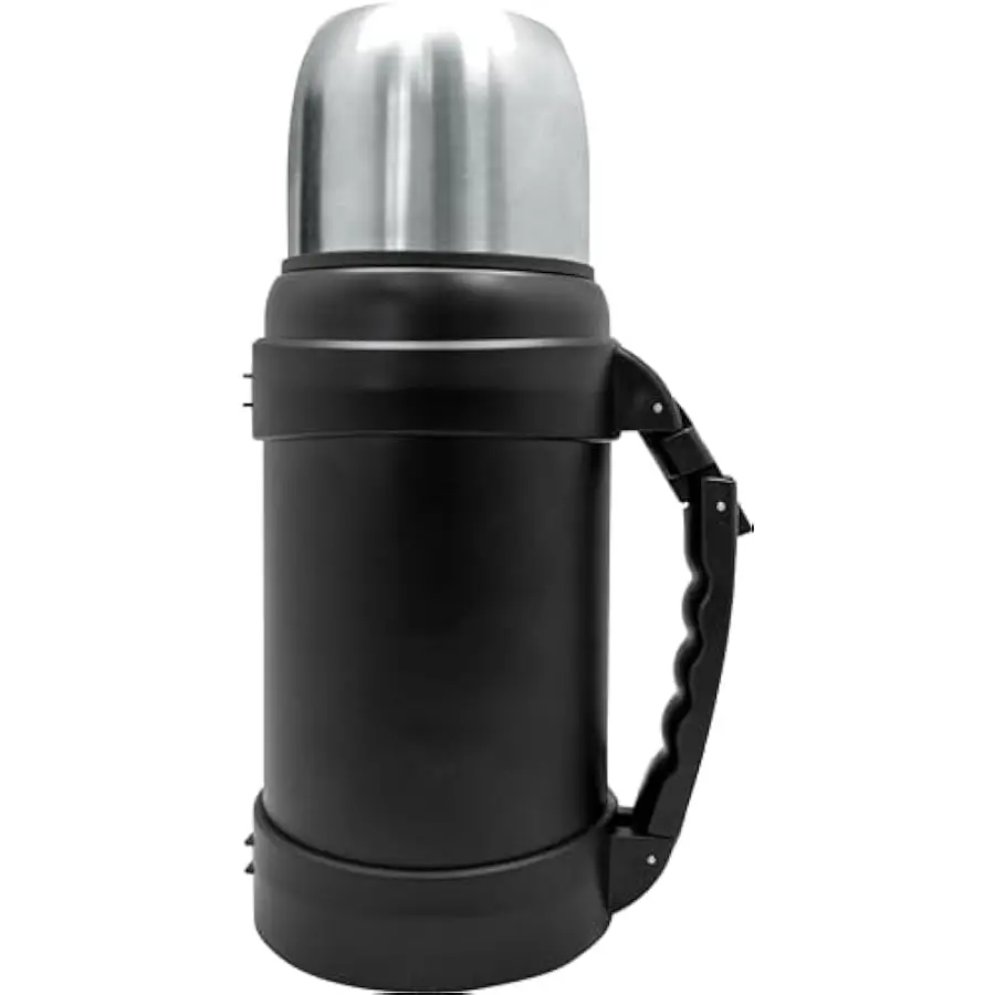 

NERTHUS FIH 1261 Stainless Steel Double Wall Vacuum Flask 1300 ml Black