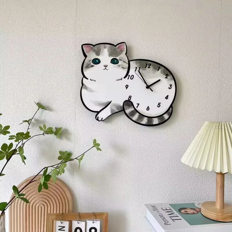 Interior Decoration Wall-mounted Clock for Living Room and Dining Room, Home Use, Silent Swinging, Creative Timepiece - view 6