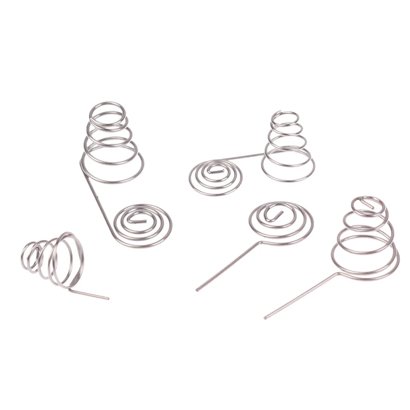 5PCS AAA 배터리 니켈 와이어 스프링 AA 배터리 음극 및 양극 코일 스프링 접촉판 DIY 액세서리