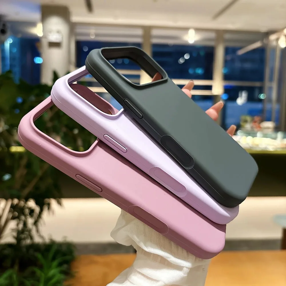 Candy Einfarbige Hülle für Magsafe für iPhone 18 Pro 17 Air 16 15 14 13 12 11 Pro Max, Weiche Flüssigsilikon Schlanke Stoßfeste Hülle – Detail 7