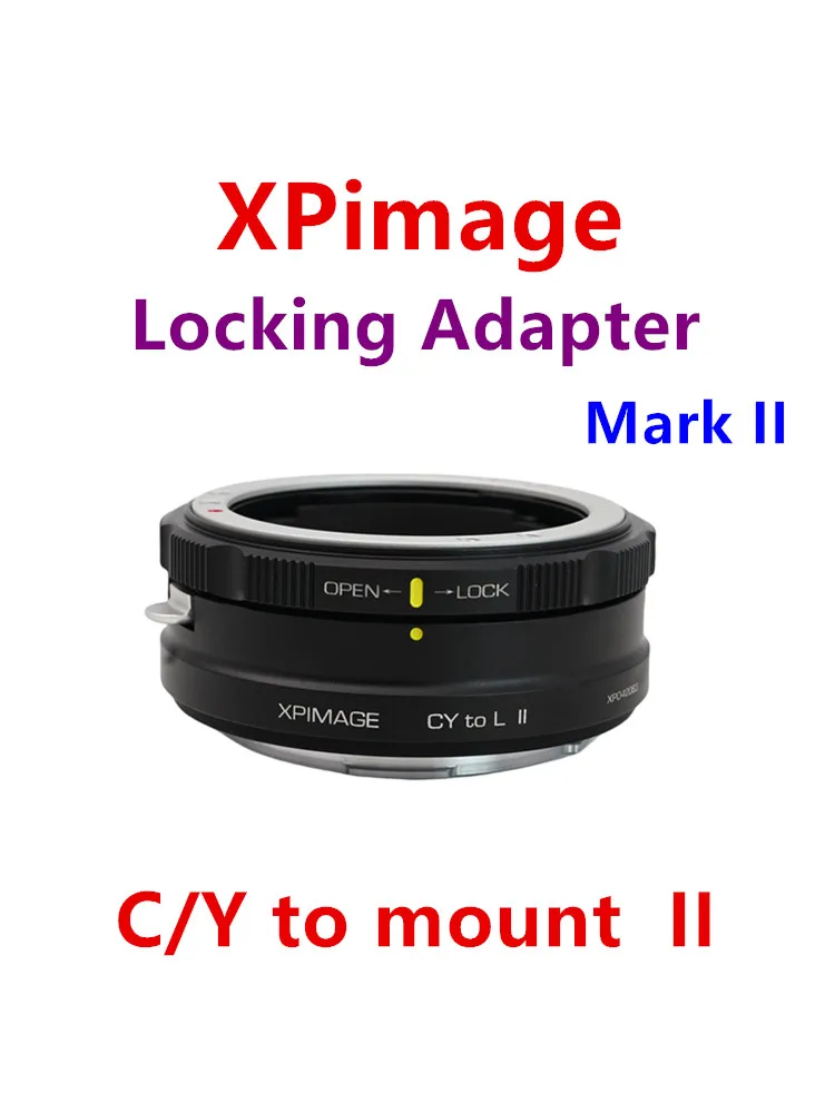 Xpimage Adapter Voor Contax Cy Lens Leica Sl Full Frame Mirrorless Camera,C/Y L Mount, Panasonic S5 S1H S1R Sigma Fp L