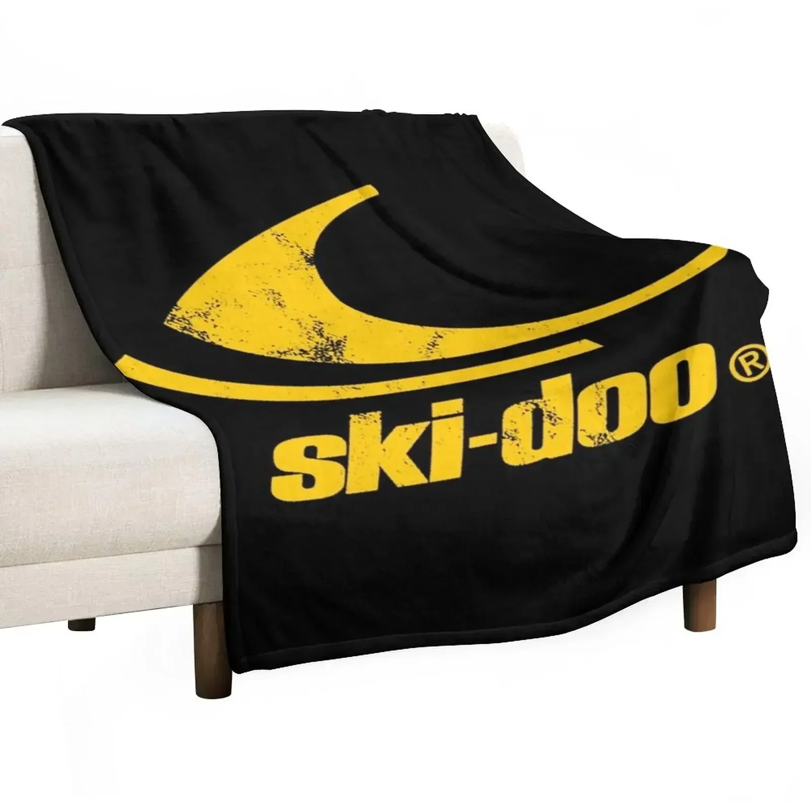 Ski Doo klassische Decke benutzer definierte Designer gewichtete Flanell decken