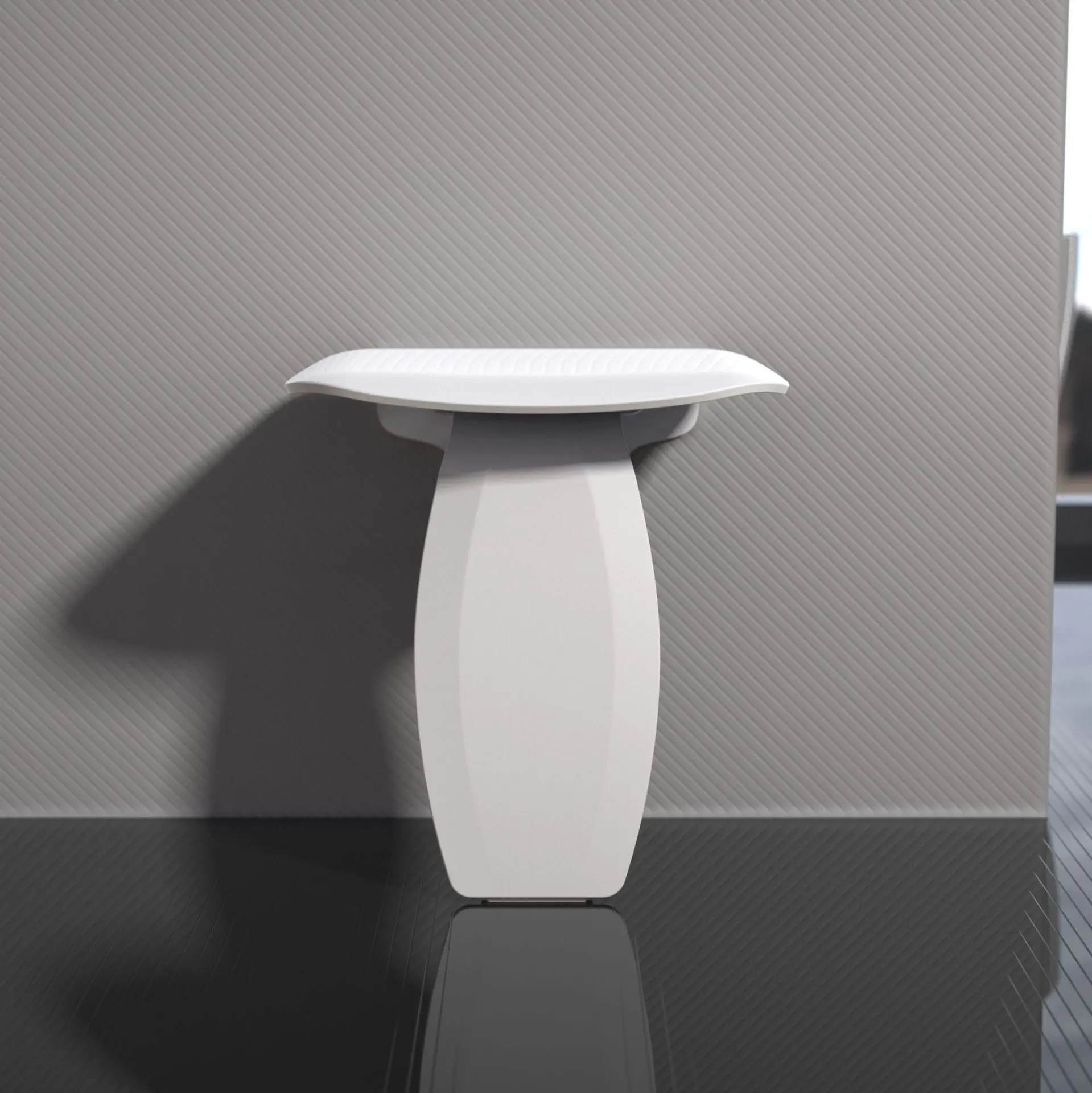 Modern Design Bathroom Folding Seat Shower Stool Wall Stool Invisible Bath Chair Elderly Entrance Shoe Changing Stool