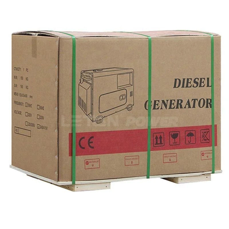 Low fuel consumption 3 phase die sel generator 7kw die sel generator 8 kva home generator die sel silent