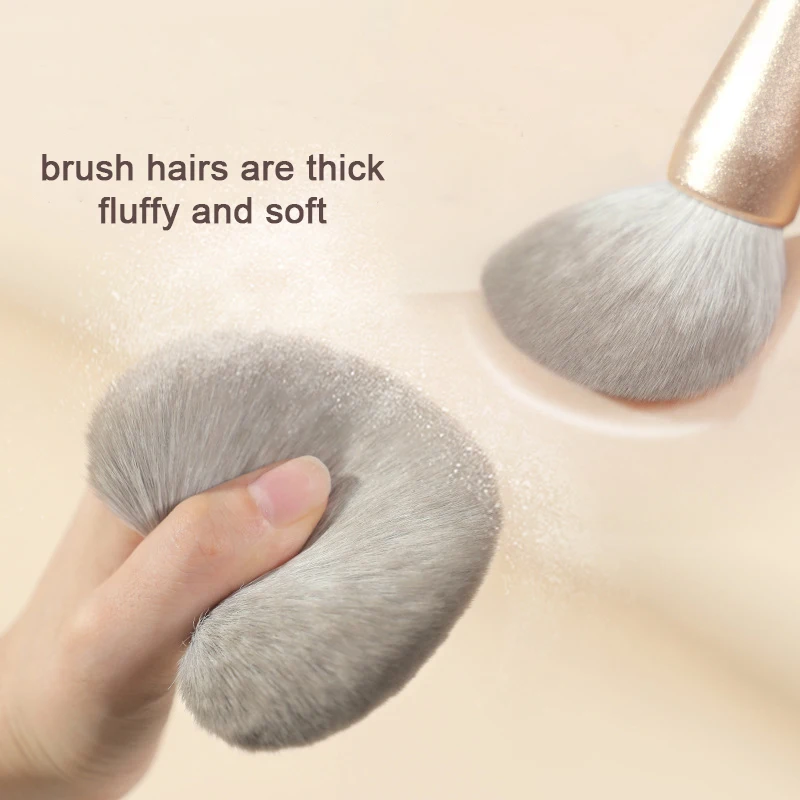 Super Large Loose Powder Brush, Soft and Fluffy Brush Hair Facial Foundation Contouring Makeup Brush for Face Beauty Makeup Tool