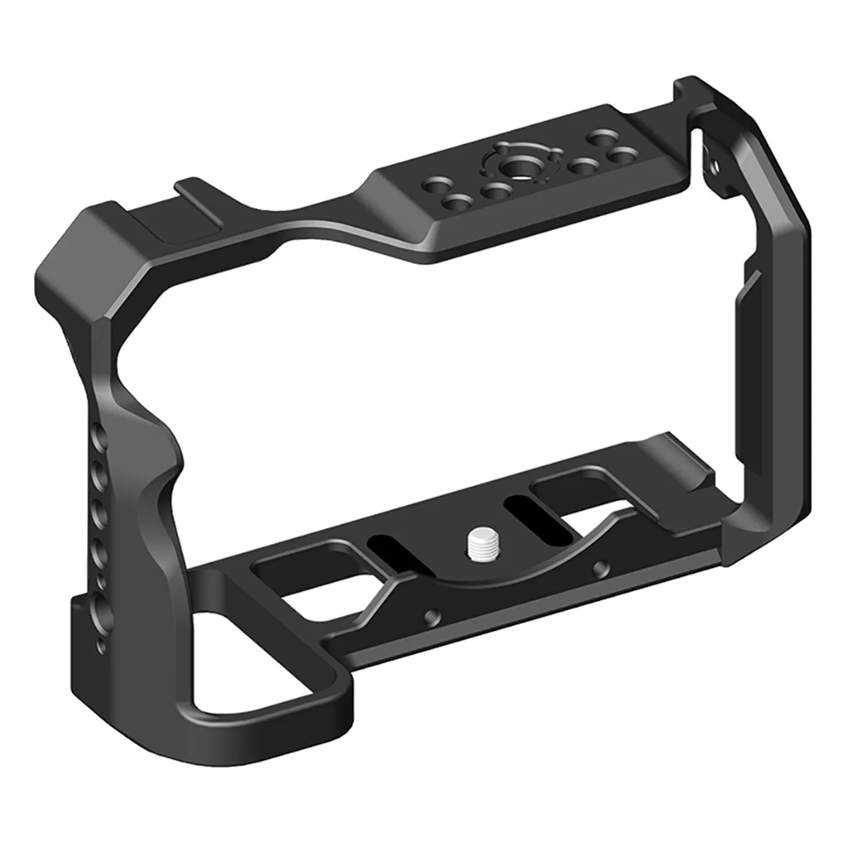 

DSLR Camera Cage for Nikon Z6III/Z5/Z6/Z7/Z6II/Z7II Aluminum Alloy Rig with Cold Shoe Mount, 1/4 & 3/8 Inch Screw Holes