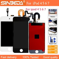 Sinbeda 100% Tested High Quality For iPod Touch 5 6 6th 7 LCD Touch Screen Digitizer Assembly For iPod Touch 5 5th LCD Display