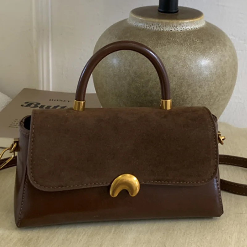 

Женские сумки на плечо из искусственной кожи в стиле ретро, простая однотонная женская сумка через плечо, повседневная универсальная женская сумка