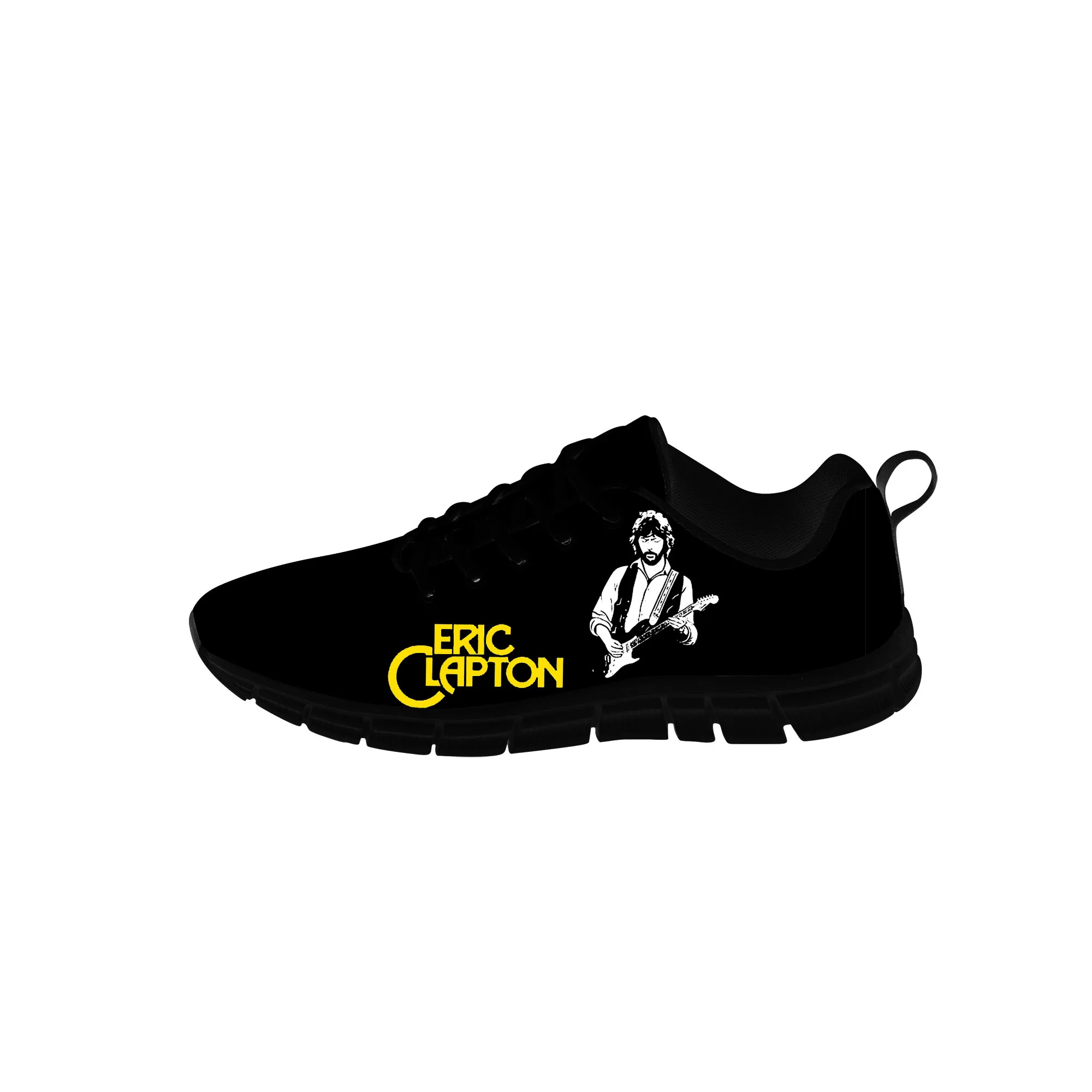 Eric Clapton Sneakers Mens Womens Teenager Casual Cloth Shoes Canvas Running Shoes 3D Print Breathable Lightweight Shoe Black