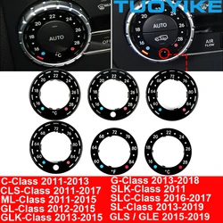 Car AC Air Conditioning Temperature Control Panel Trim For Mercedes BENZ C / ML GL / GLK / G-Class W204 W166 X204 W463 W171 W218