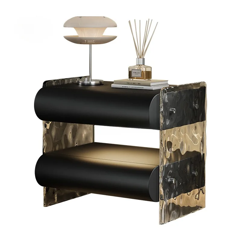 

Whole House Smart Premium Villa Bedside Table Water Corrugated Acrylic Bedside Table