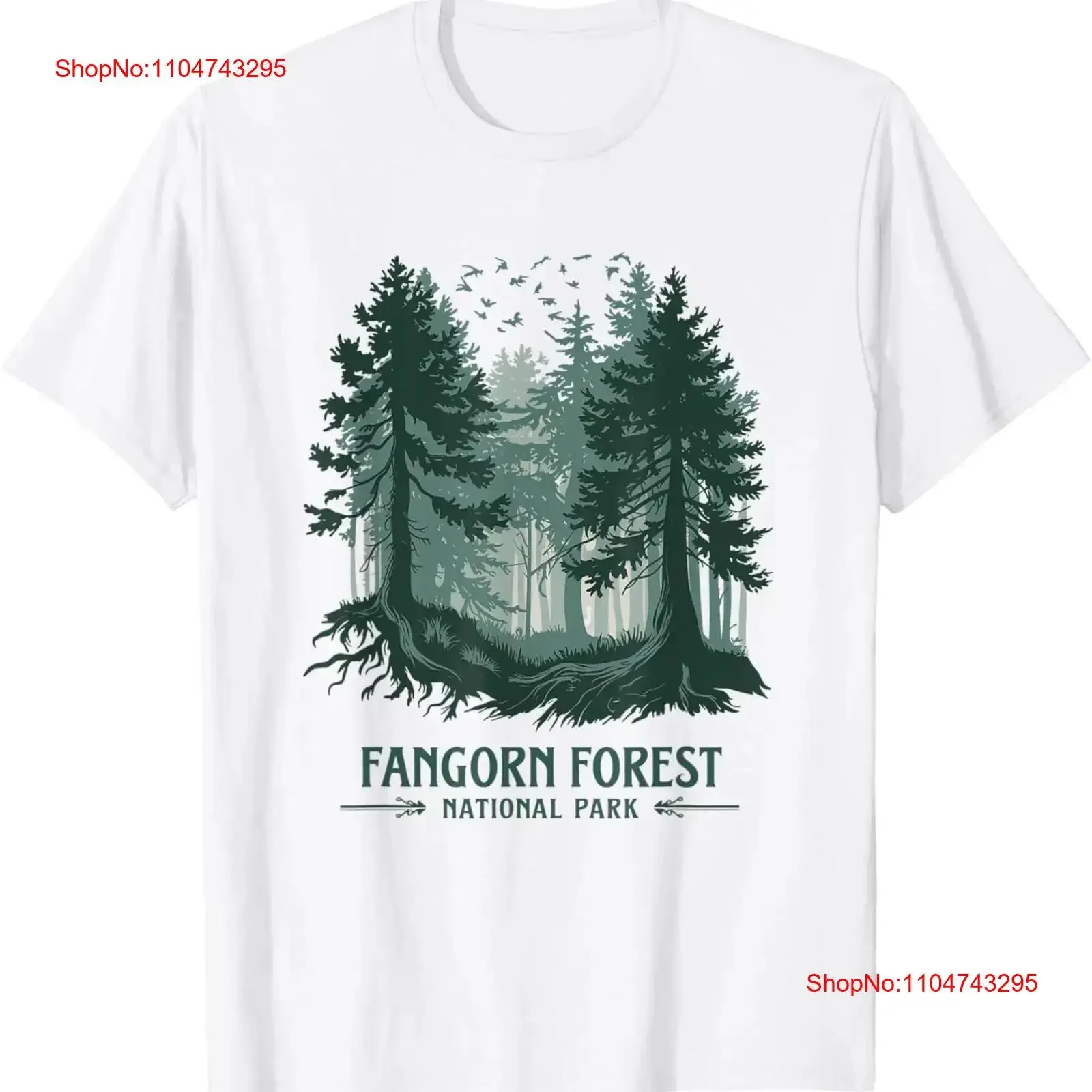 Fangorn Forest National Park Bookworms Saying T Shirt vintage Washed Versatile homme Slightly Breathable Unisex Stylish