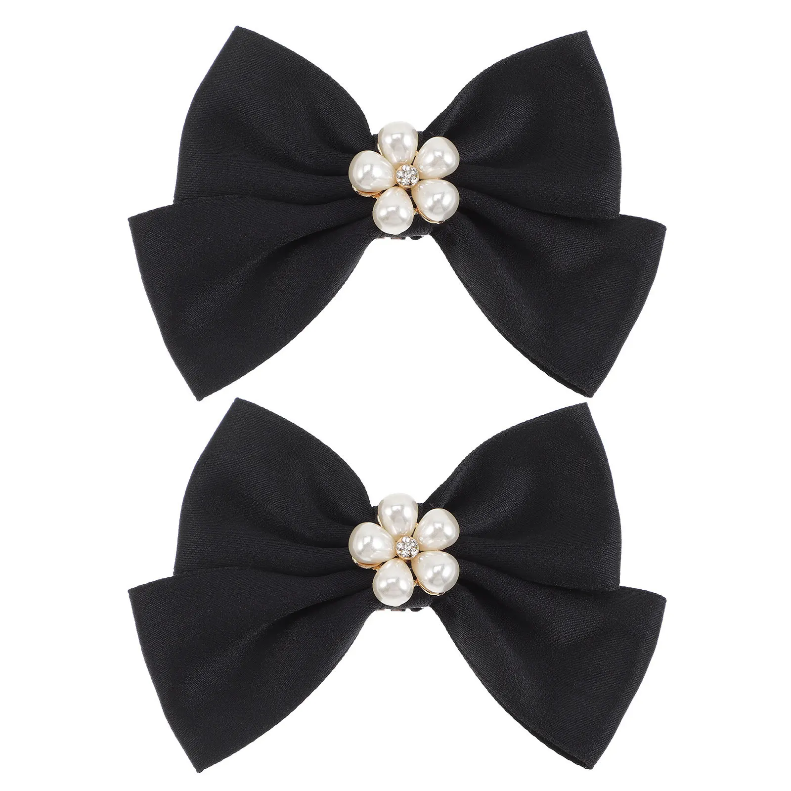 

1 Pair Butterfly Knot Shoe Clips Pearls Decor For Women Wedding Party Pumps Buckle Accessories Removable Shoe Charms Jewelry