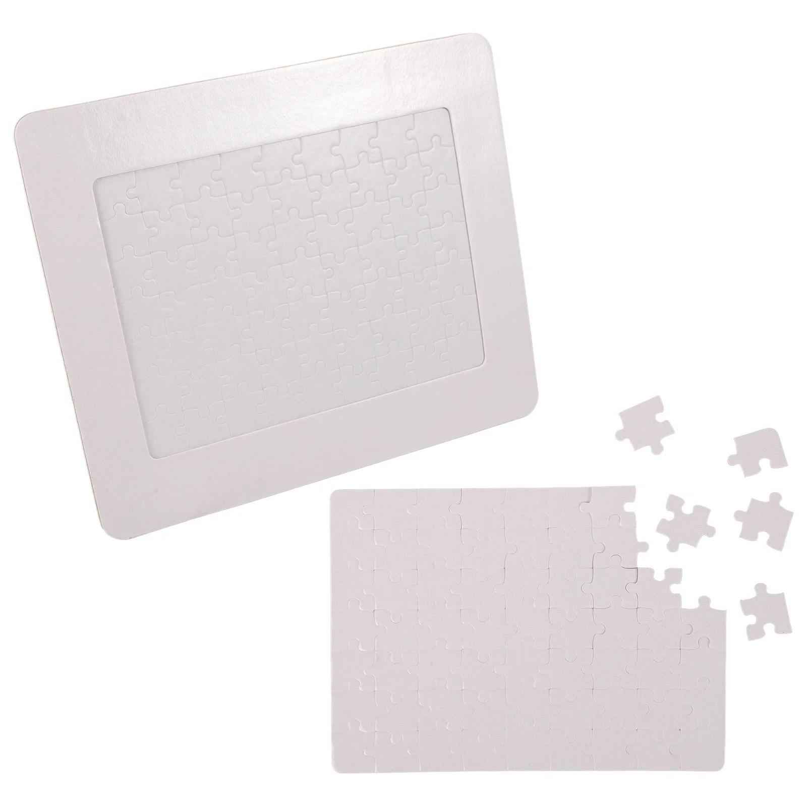 

Wooden Blank Puzzle Pieces Sublimation Transfer Thermal Transfer DIY Puzzle for Craft Sublimation Cognitive Plaything