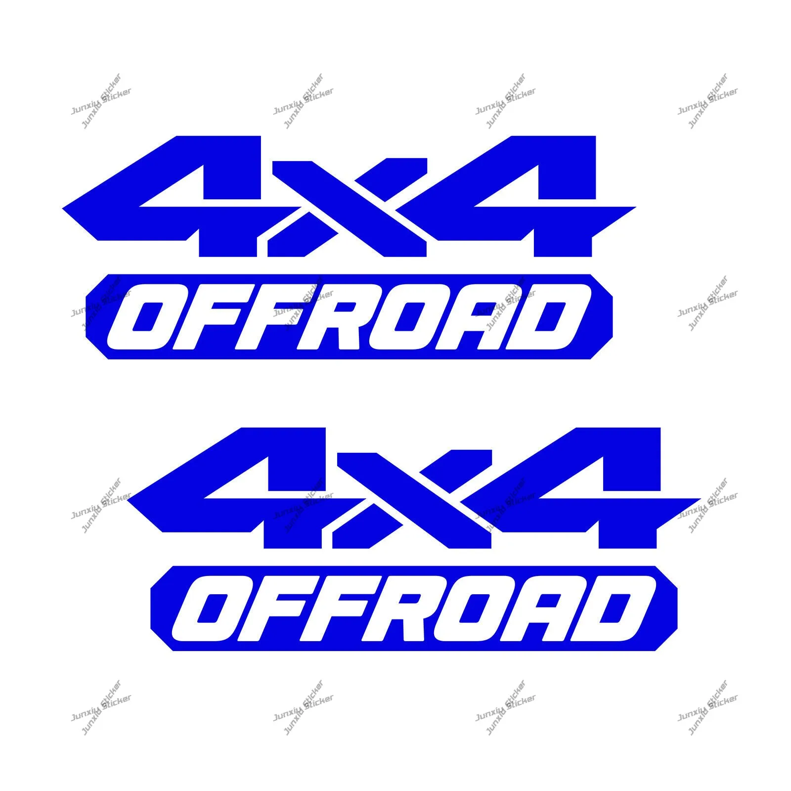 2er-Set 4x4 Totenkopf-Truck-Aufkleber: Feuer-Totenkopf-Camo-Hai Fx4 4x4 Wraps Offroad mit Berg für LKW – verschiedene Stile, Aufkleber für Camper – Detail 2