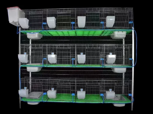 

Rabbit Farming Meat Rabbit House Breeding 24 Doors Cells Commercial Rabbit Cages