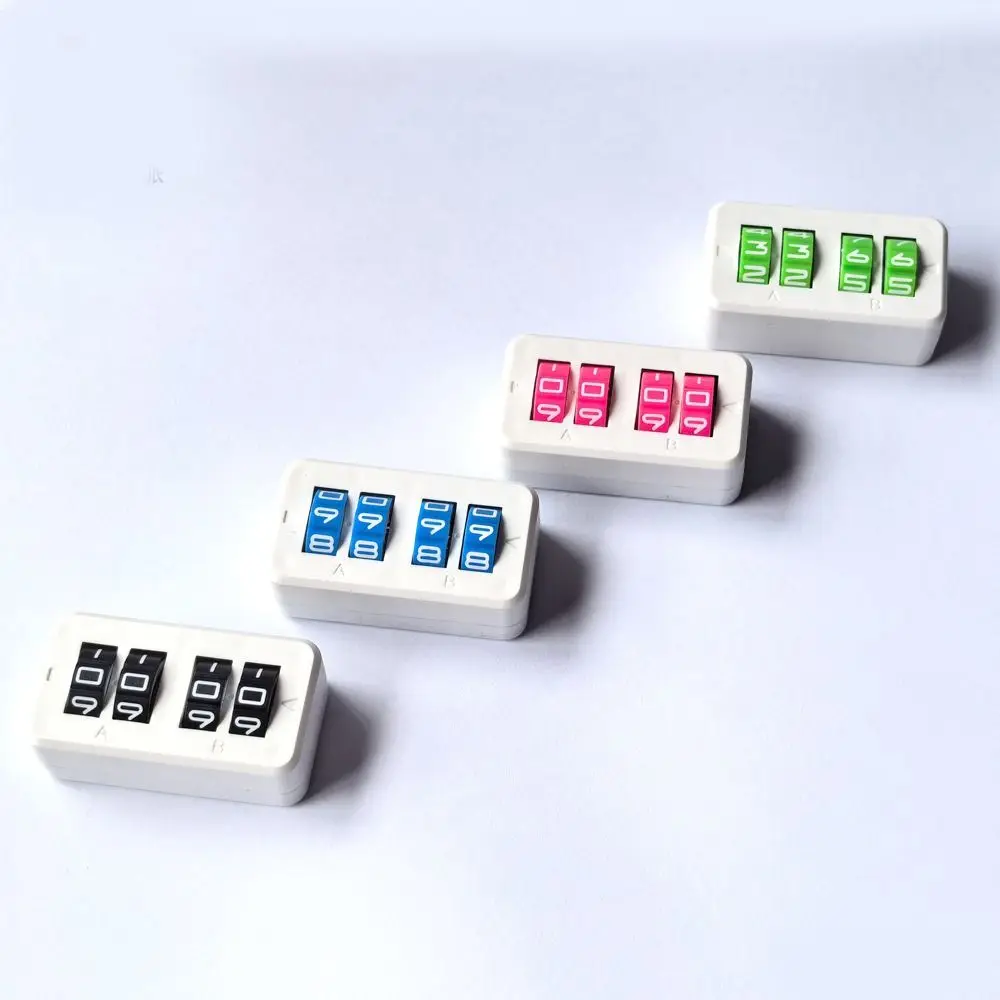 4 Digit Board Game Life Counter Mini Adjustable Wheel Board Games Score Tracker Self Discipline Flexible Tabletop Score Keeper