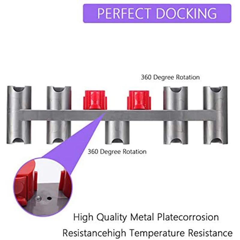 For Dyson V7 V8 V10 V11 V12 V15 Vacuum Cleaner Place Brush Head Nozzle Cleaning Accessories Bracket Storage Shelf Tools Holder