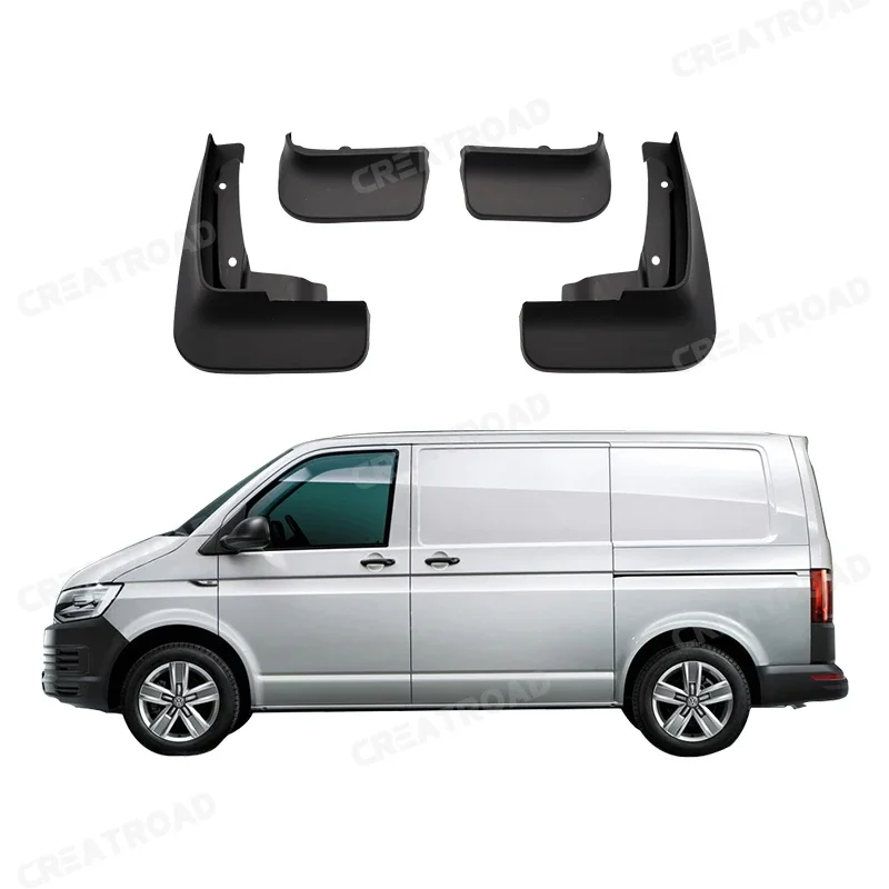 Car Mud Flaps Splash Guards for Fender Mudflaps Mudguards For Volkswagen VW Transporter T5 T6 T7 Caravelle Mulivan 2004-2023