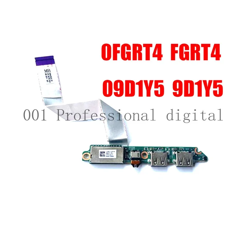 

Laptop Audio USB Port IO Circuit Board With Cable For DELL G3 3500 G5 5500 0FGRT4 FGRT4 09D1Y5 9D1Y5 450.OK703.0001 New