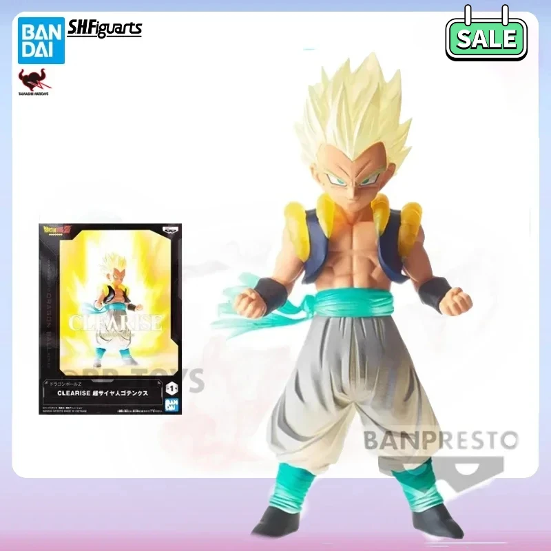 In Stock Bandai Original Banpresto Anime Dragon Ball Z CLEARISE Super Saiyan Gotenks Figure Action Model Collectible Toys