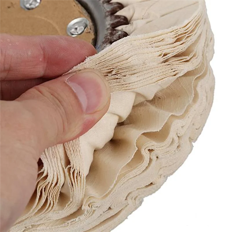 

A33Z-8 Inch Round Cotton Airway Polishing Polishing Pad Wheel Tool Attachment Metal Polisher Abrasive Polishing Tools Easy To Us