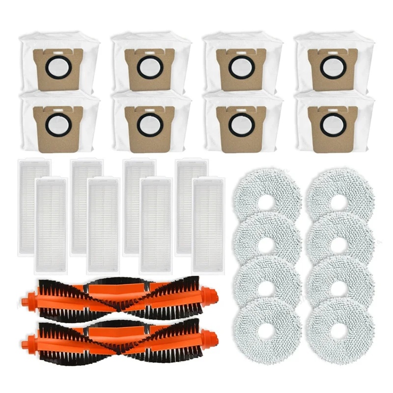 

Roller Main Brush Hepa Filter Mop Cloth Dust Bag For Xiaomi Mijia M30 Pro C107 Vacuum Replacement Spare Parts