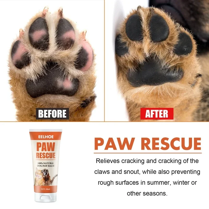 Pet Paw Care Cream Natural Healthy Pet Foot Protection Oil Pet Foot Care Cream Antifreeze Cracking Care Products For Cats Dogs