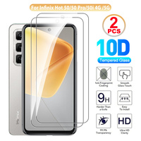 2Pcs Protective Glass for Infinix Hot 50 Pro 50Pro 50i Hot50i 4G infinxHot 50 5G Screen Protector Safety Film 6.78inch Hot50Pro