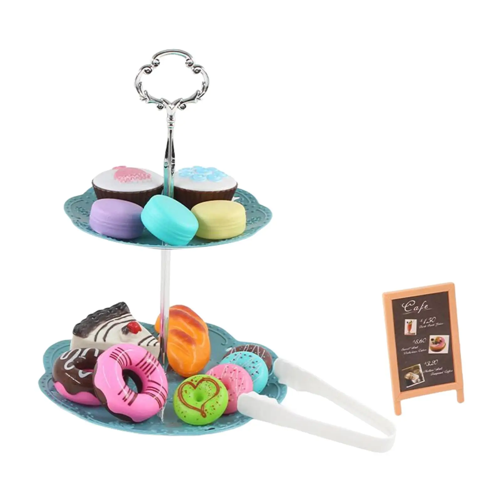 Colorful Pretend Toyset Interactive Coffee Maker Set for indoor e outdoor Birthday Party Kitchen Childrens