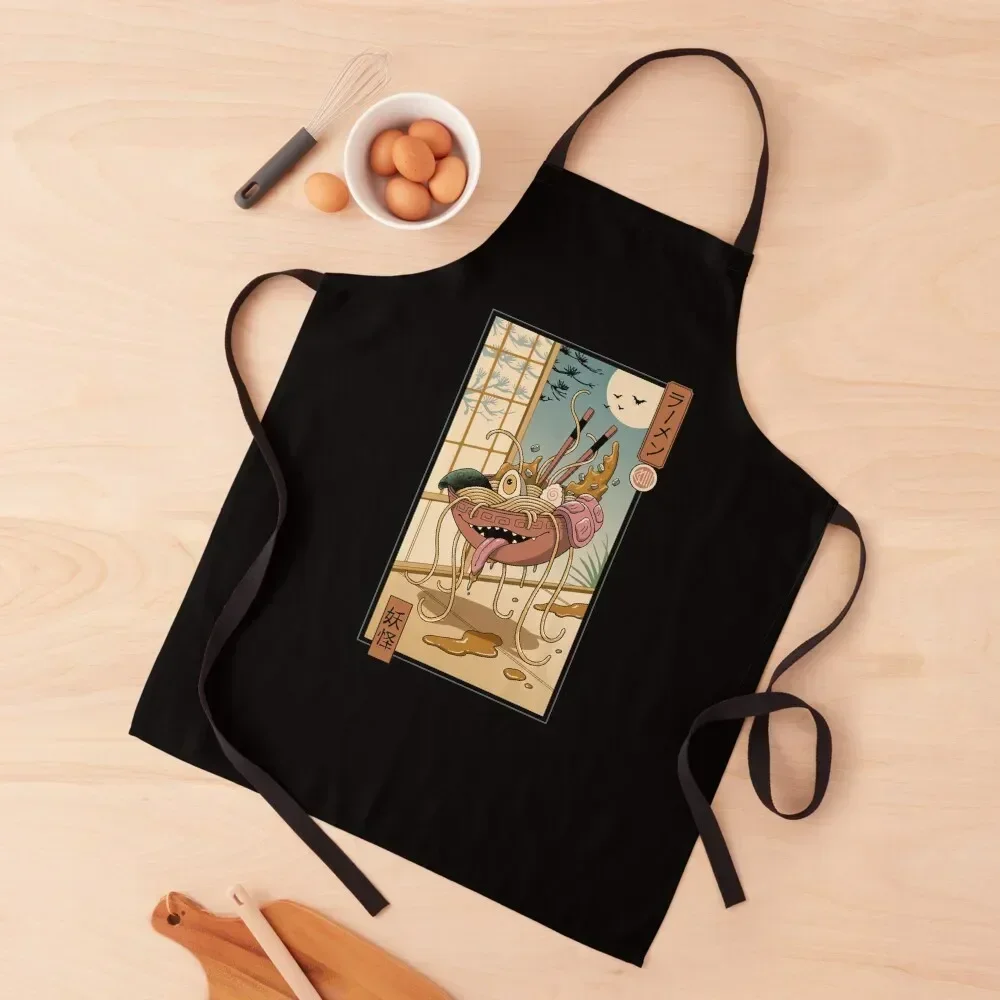 

Yokai Ramen in Edo Apron Beauty For Home Accessories Apron