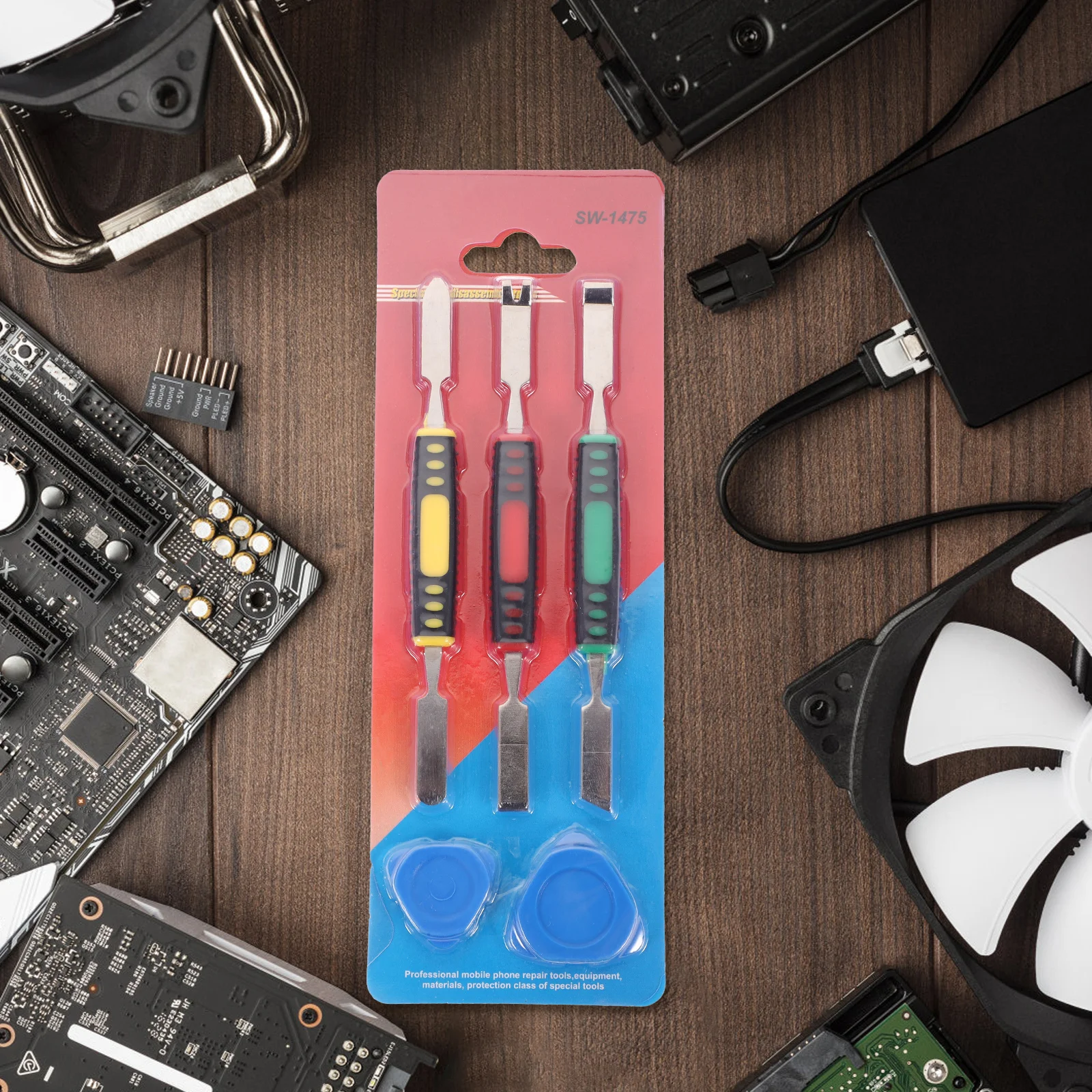 

Precision Repair Tool for Smartphones Tablets Stainless Steel Prying Bar High Hardness Crowbar for Tech Maintenance