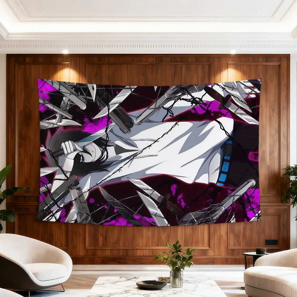 Cartoon Jeff The Killer Flagge für Zimmer, Wohnheim, Party, Hogar, Nachttisch, Wohnzimmer, Wandbehang, Gartendekoration, Banner, Geschenk – Detail 18