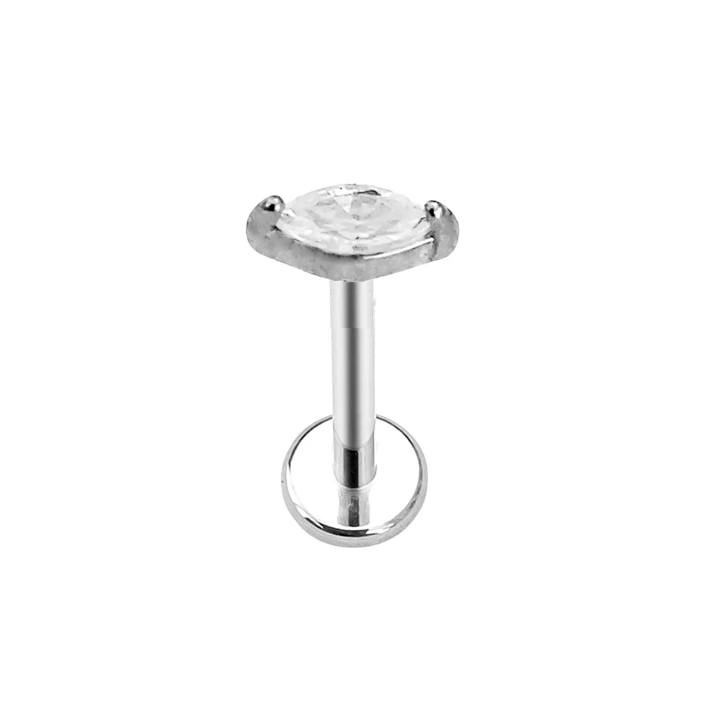 Titanium Flower Heart Star Drop Threadless Piercing