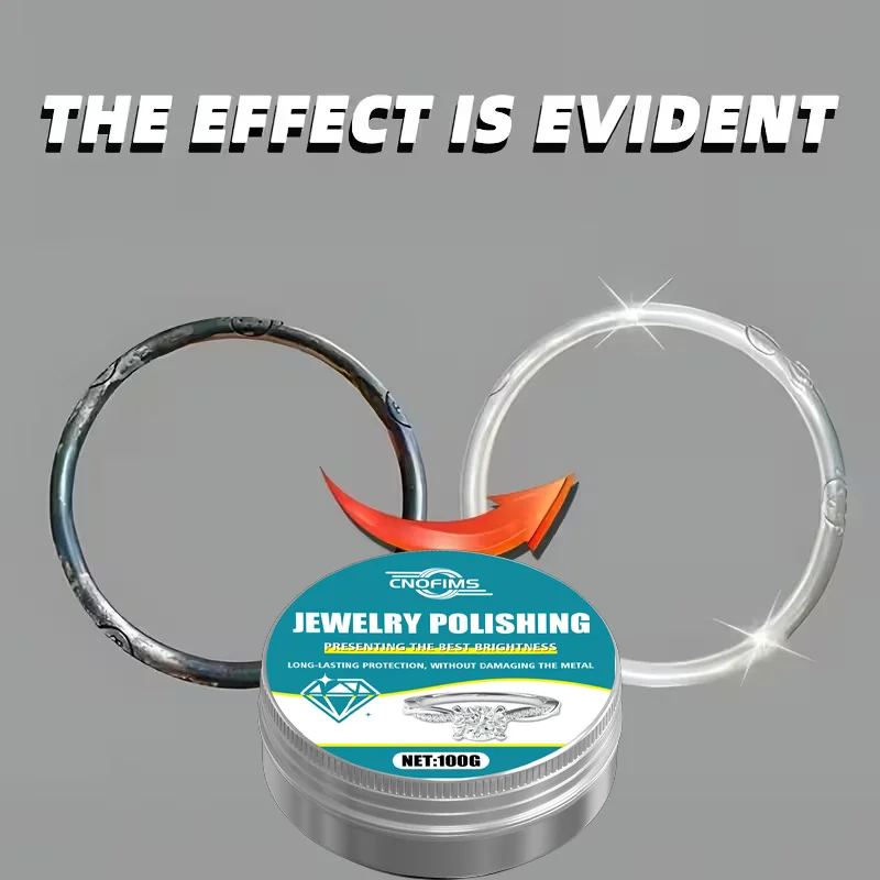 Jewelry Polishing Paste for Gold And Silver - Removes Oxidation Polishes Maintains Rings And Bracelets Brightening Solution